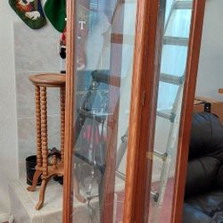 Curio Display Cabinets, Set Of 2