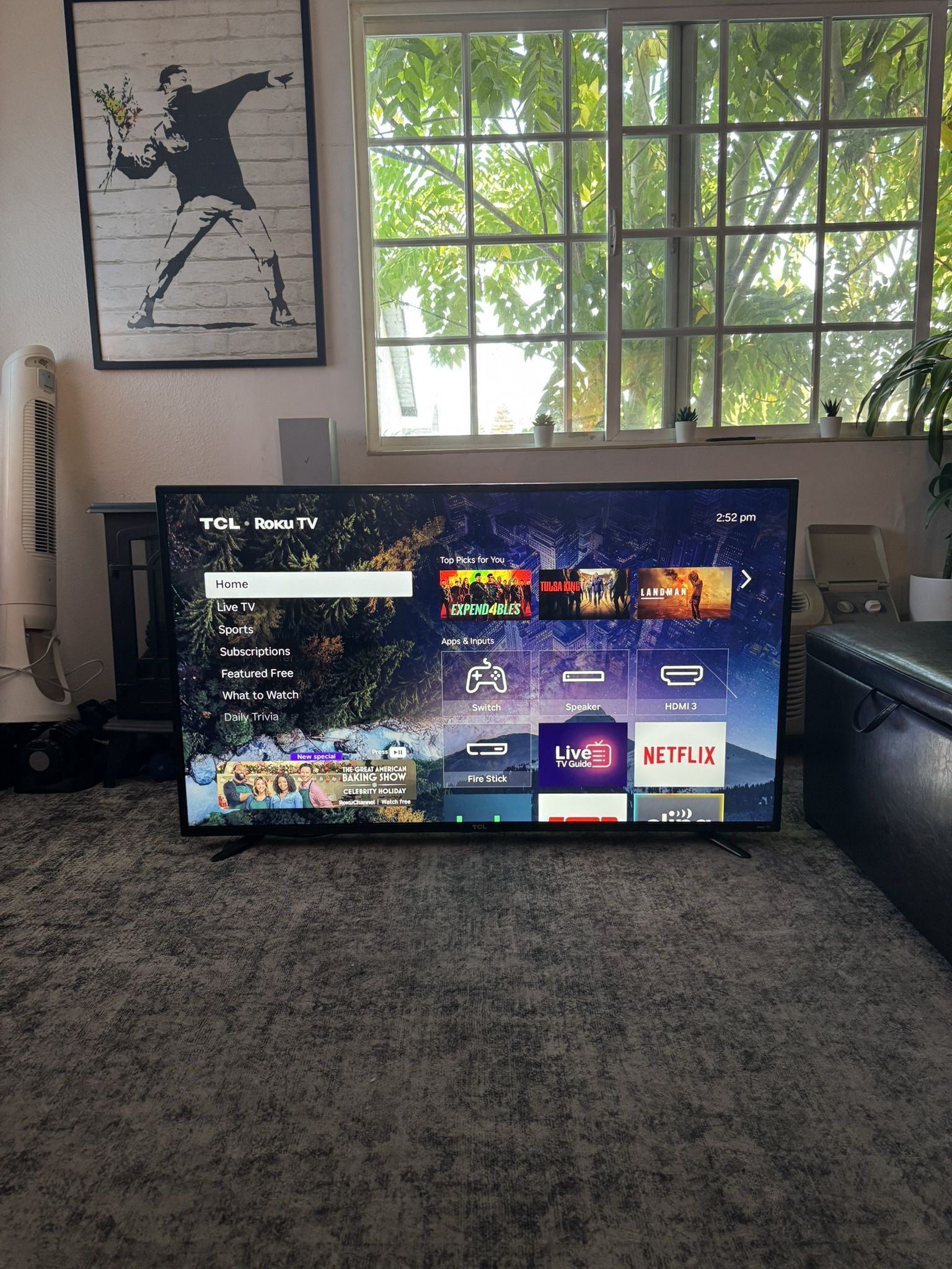 55” TCL 4K Roku TV
