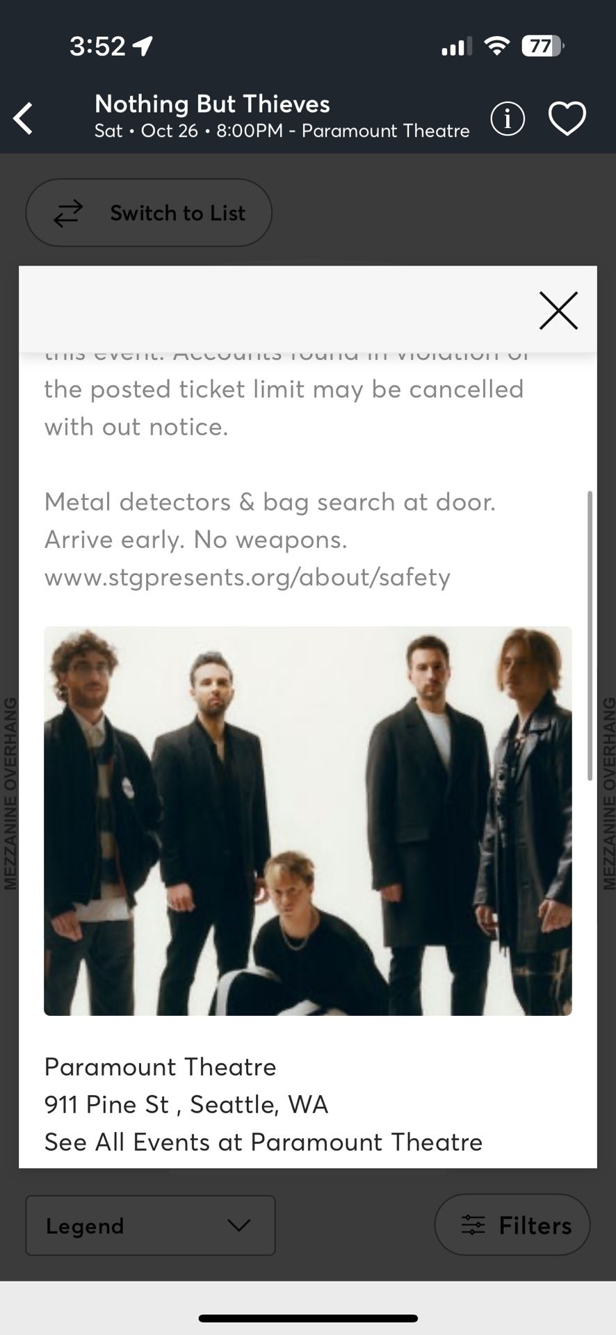 Nothing But Thieves Concert In Seattle