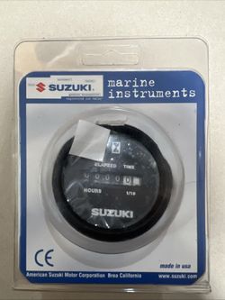 Black Suzuki Hourmeter