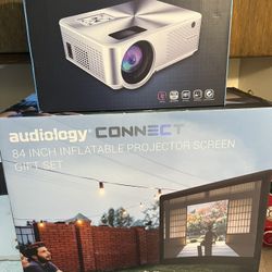 LED Projector & Inflatable Projector Screen 