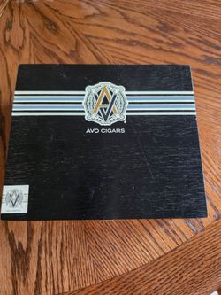 Avo Uvezian Cigar Empty Wooden Box
