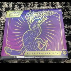 Pokemon TCG Scarlet and Violet Elite Trainer Box