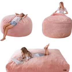 Giant Full-Size Bean Bag Chair Bed (MAXYOYO) - Great Condition