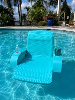 Frontgate Floating Pool Chair Lounge – Premium Pool Float with Cup Holders
