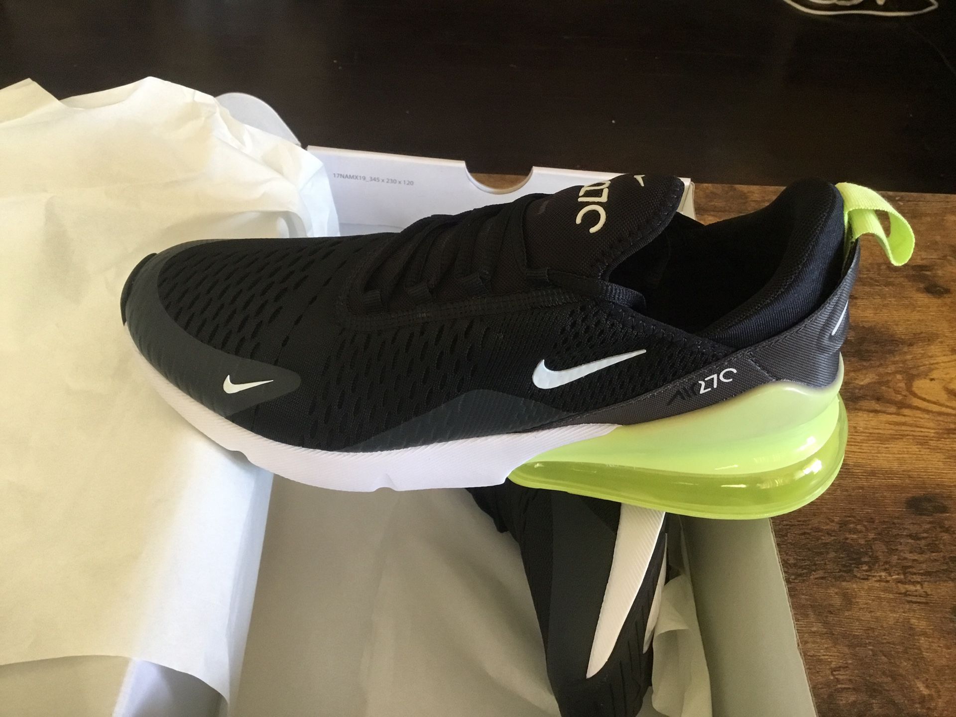 New Men’s Nike Air Max 270 size 10.5 (size 13 available also)