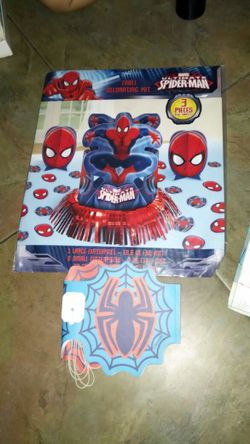 Spiderman center piece decoration