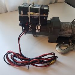 Badland 2500 ATV Utility Winch With Controller. Estate sale find. Pre-owned. 

