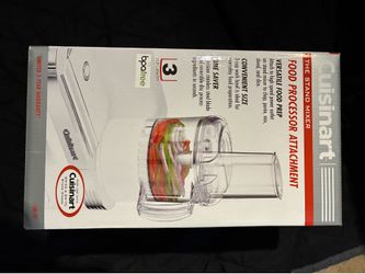 Cuisinart food processor attachment for stand mixer