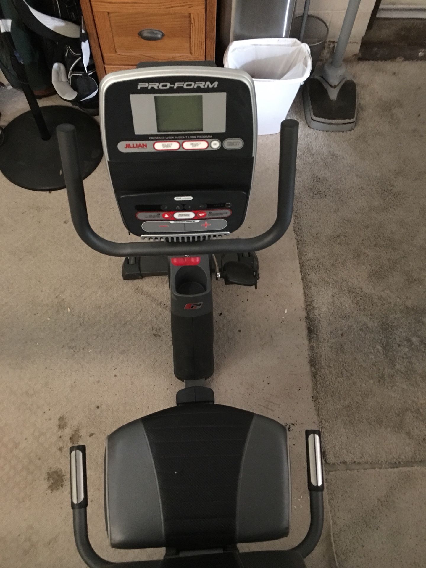 Proform “Jillian Michaels” 320CX recumbent exercise bike