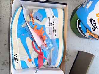 Jordan 1 Off White UNC size 9 1:1