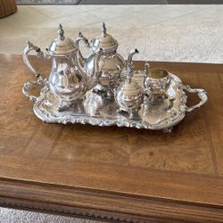 FB Roger’s Holiday Silver plate tea coffee Set