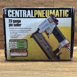 Central Pneumatic 23 Gauge Pin Nailer 30+ Gal Cont