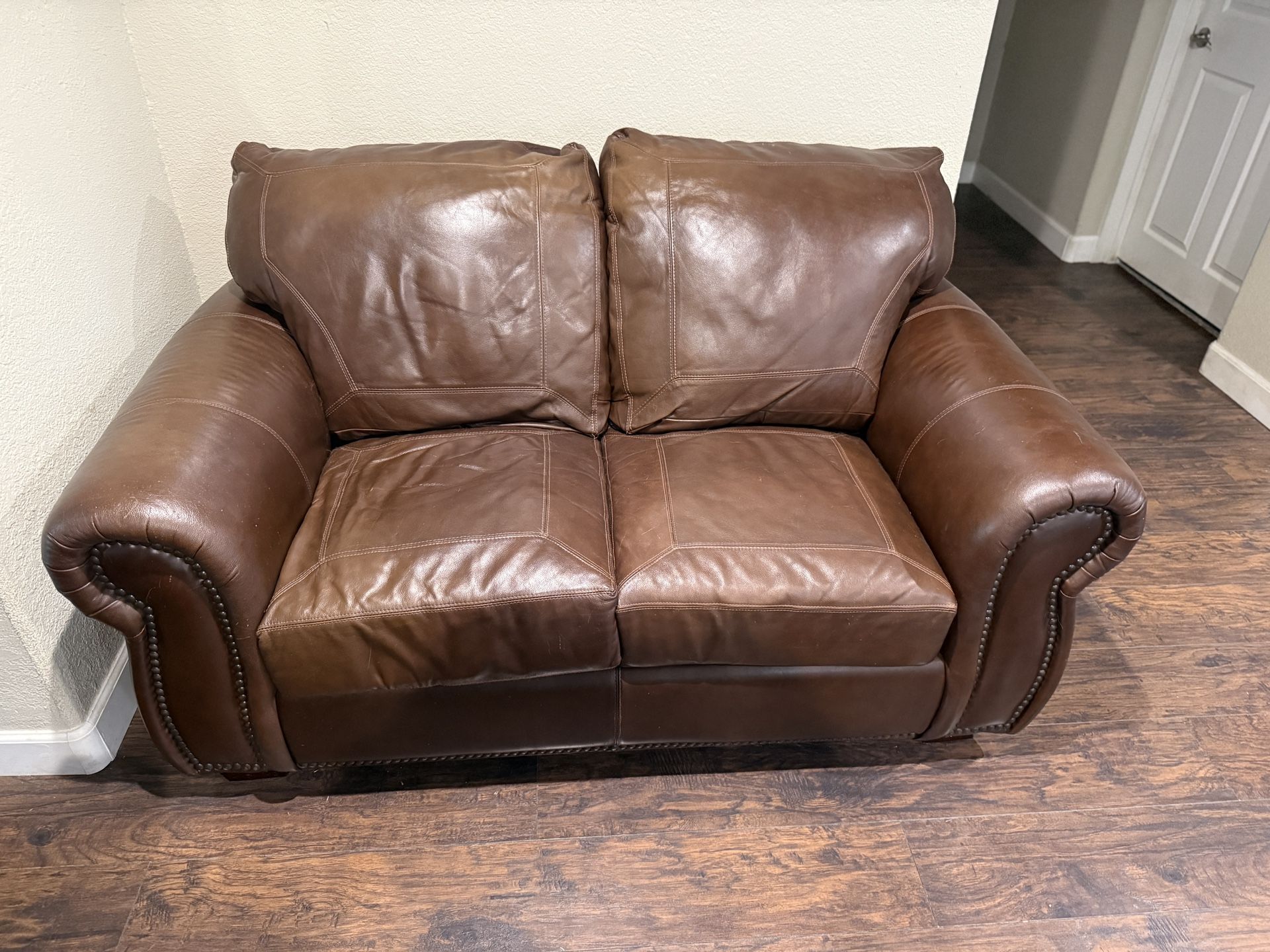 Leather Loveseat Sofa