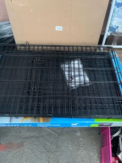Dog gate double door