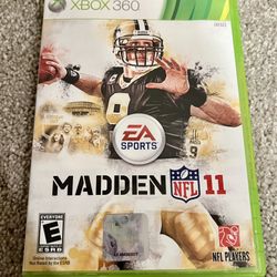 Madden NFL 11  - Microsoft Xbox 360– 2010.  Used Game 