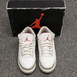 Nike Air Jordan 3 Retro White Cement Reimagined Size 9