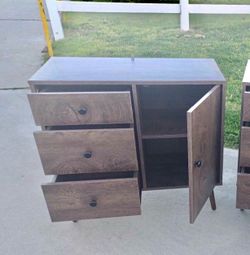 Storage Cabinet Mid-Century Modern Sideboard, Drawer Dresser,TV Stand Freestanding Cupboard for Home Office, Living Room Nightstand For Bedroom