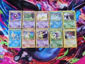 Pokemon Gym Challenge & Gym Heroes 10 Card Lot. All LP