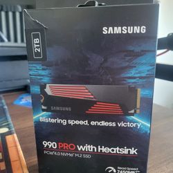 Samsung 990 Pro SSD with Heatsink 2TB