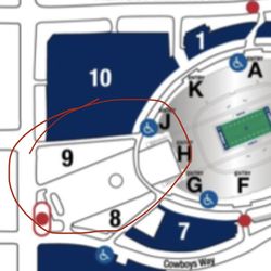 Cowboys Vs Lions Parking 