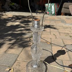 Crystal Vtg Lamp