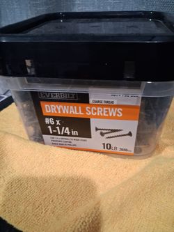 Everbilt #6 x 1-1/4 in Drywall Screws 10 lb