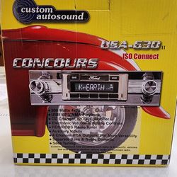 Custom Autosound Radio w/USB for Volkswagen VW Beetle Bug  - NEW 1968 To 1979