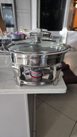 Tramontina Oval Stainless Steel Chafing Dish, 6 Quartz