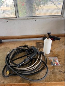 Pressure washer gun