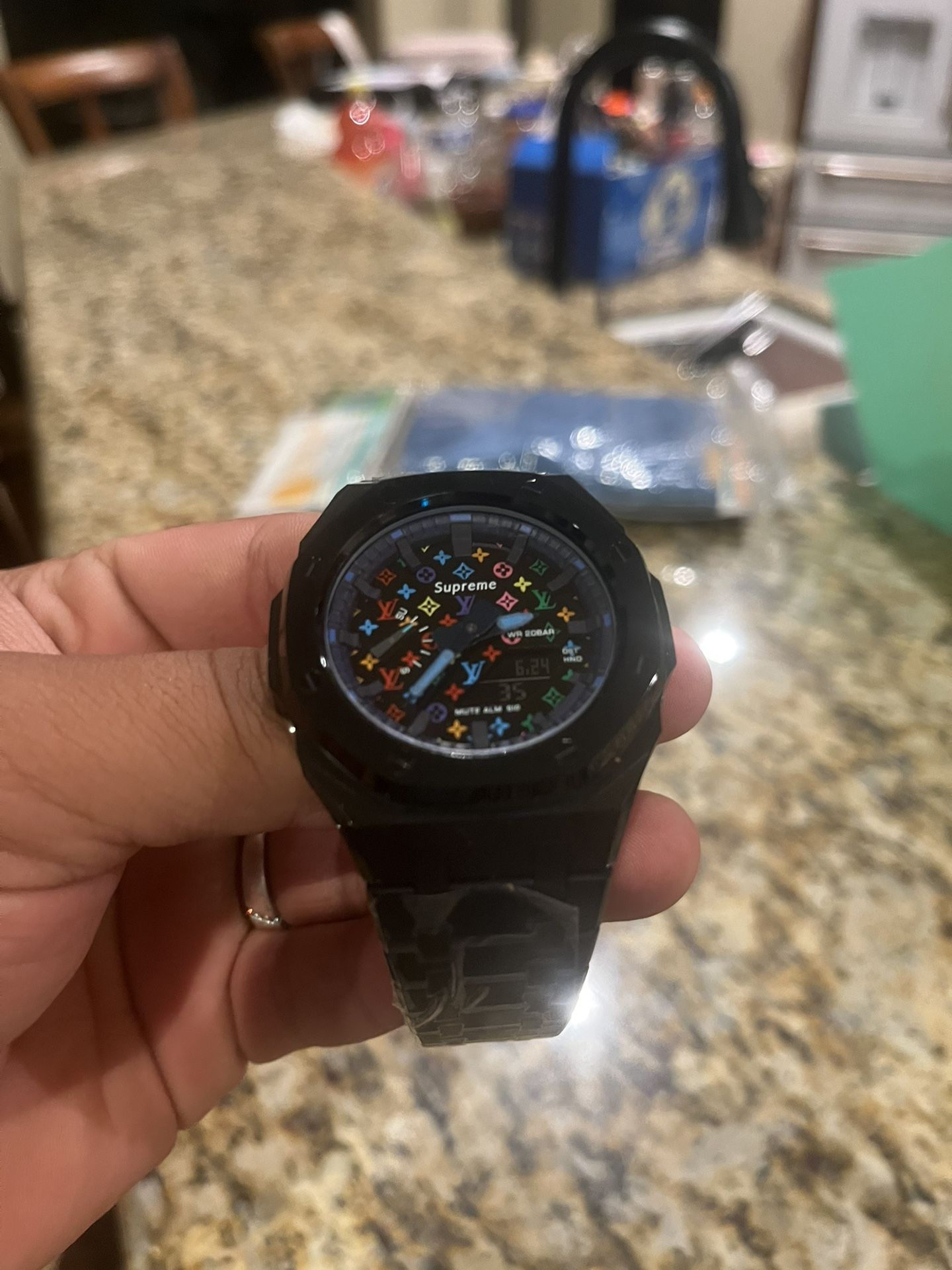 Custome G Shock Ga 2100 Supreme