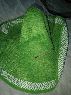 Green sombrero hat