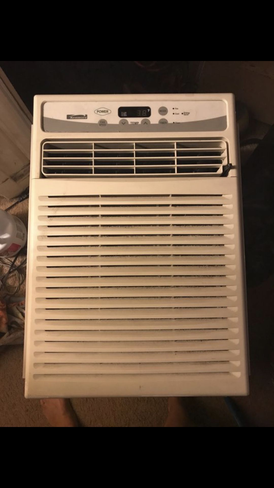 6000 BTU air conditioner in great condition, made for a tall skinny windows see measurements in description