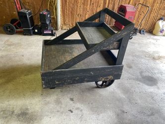 Heavy Duty Wooden Cart