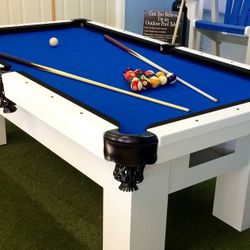 Outdoor Metal Pool Table  