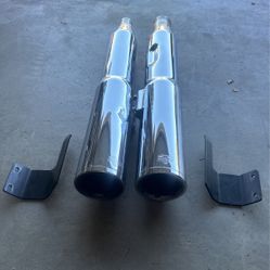 Vance N Hines Slip Ons Chrome M8 Model’s