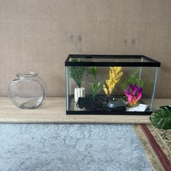10 Gallon Aquarium Kit, 1 Gallon Aquarium 