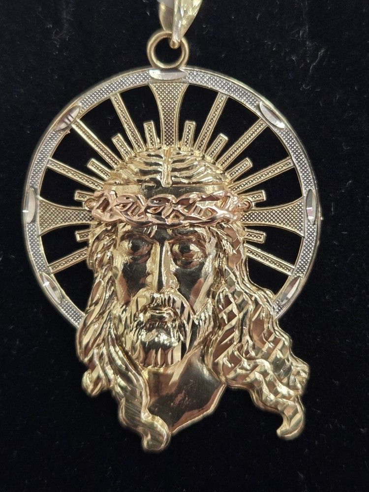 10kt Christ Charm