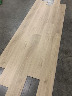 European oak vinyl plank, waterproof PAD attached