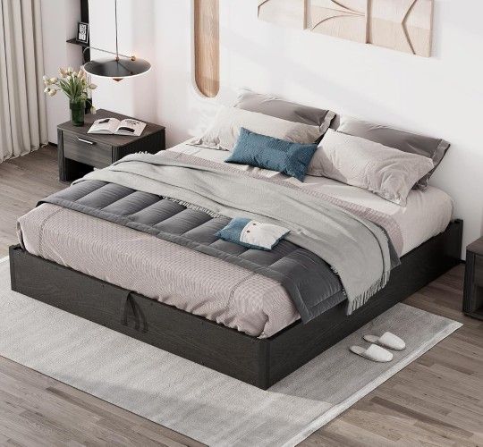 Queen Lift Up Platform Bed Frame