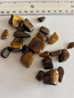 Gold Tiger Eye Tumbled Stones