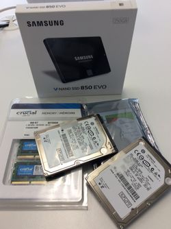 Memory and internal Hard Drive