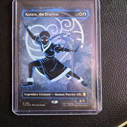 Katara, The Fearless Neon Magic The Gathering Trading Card 