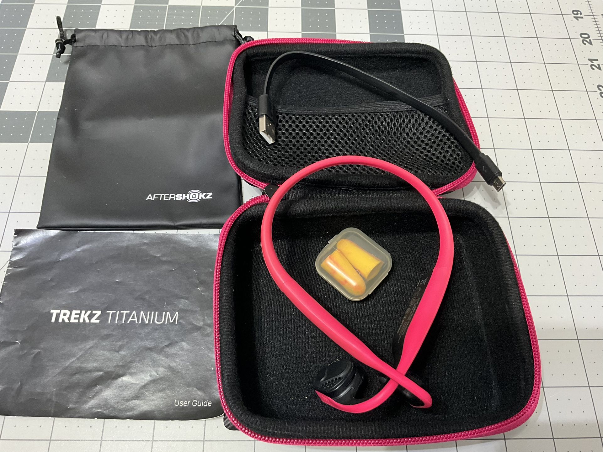Wireless Bone Conduction Earphones-Aftershokz Trekz Titanium