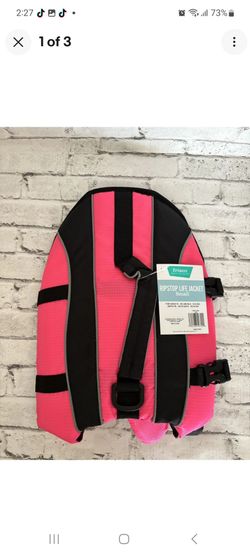Frisco Ripstop Pink Dog Life Jacket Size Small NWT