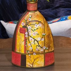 Oriental Cherry Blossoms Vase 