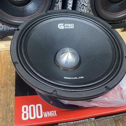  New 12" Genius Audio 800w Max Power Midrange Midbass Loud Speaker $175 Each 