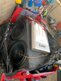 Car audio system base amplificador