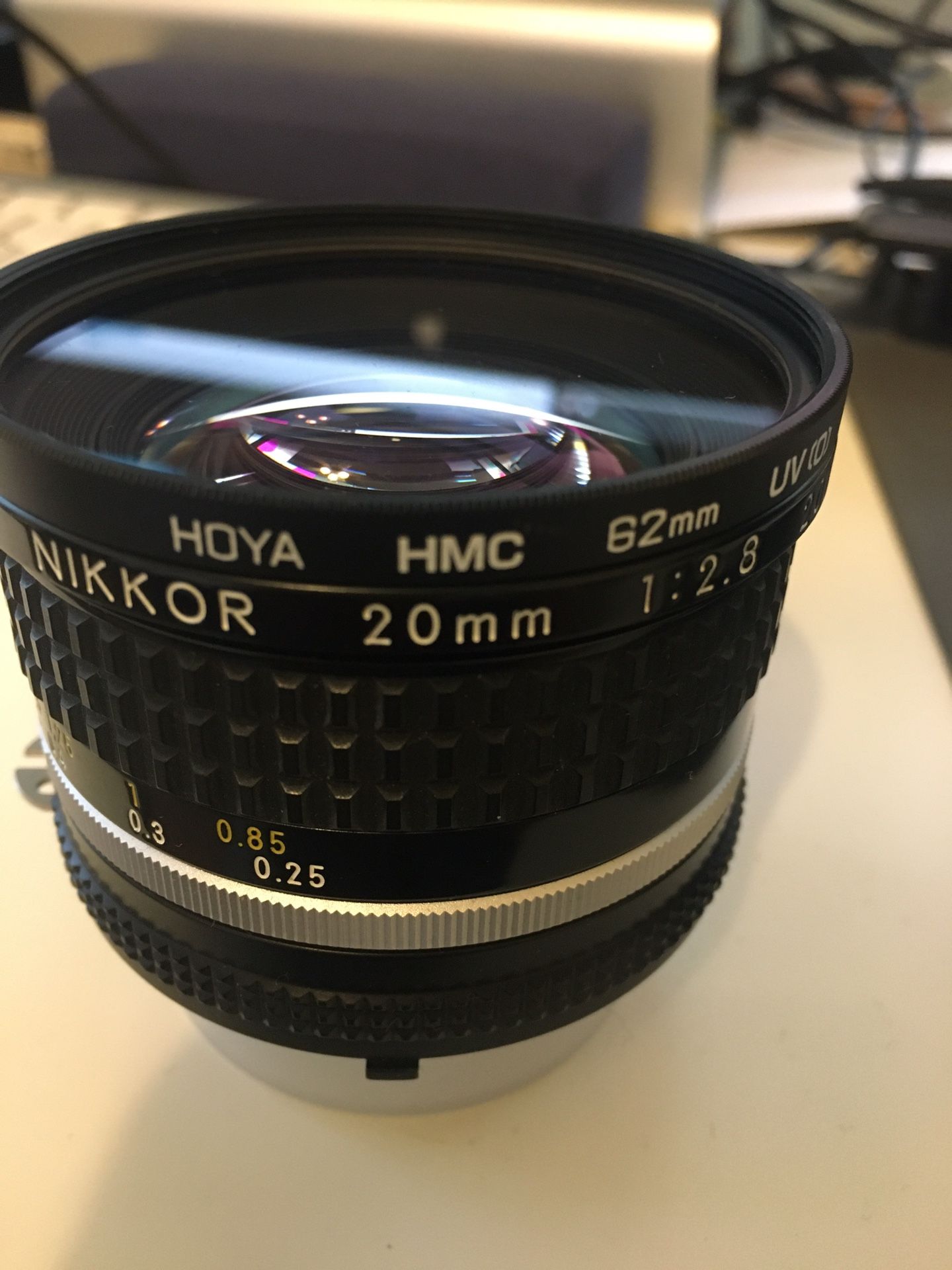 Manual Focus Nikkor 20 Nikon AI Nikkor 20mm Obiettivo Manual Focus