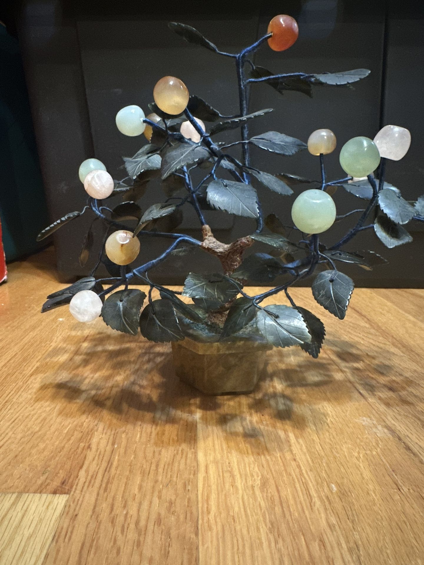 Jade Stone Blossom Fruit Bonsai Tree